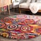 Nuloom Kindra Bohemian Circles Shag Area Rug 5ft 3in OZXL02A-R505 - alternate 1